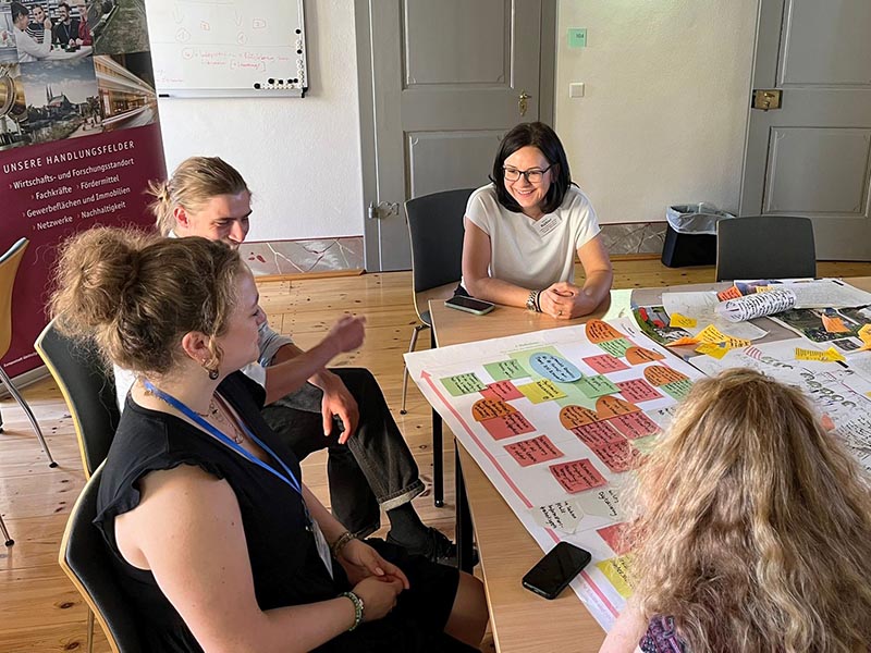 Beim Reallabor IZS (Interdisziplinäres Zentrum für transformativen Stadtumbau) Görtlitz gab es Workshops.